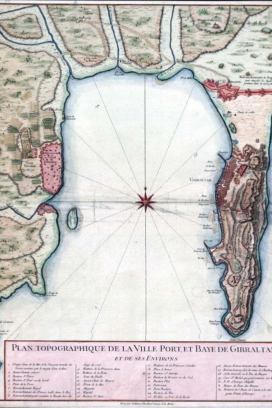 Gibraltar. 1733. Fuente Wikipedia