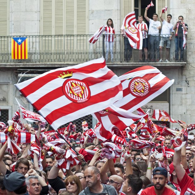 Girona celebració ascens   EFE