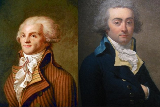 Robespierre i Couthon. Font Viquipèdia