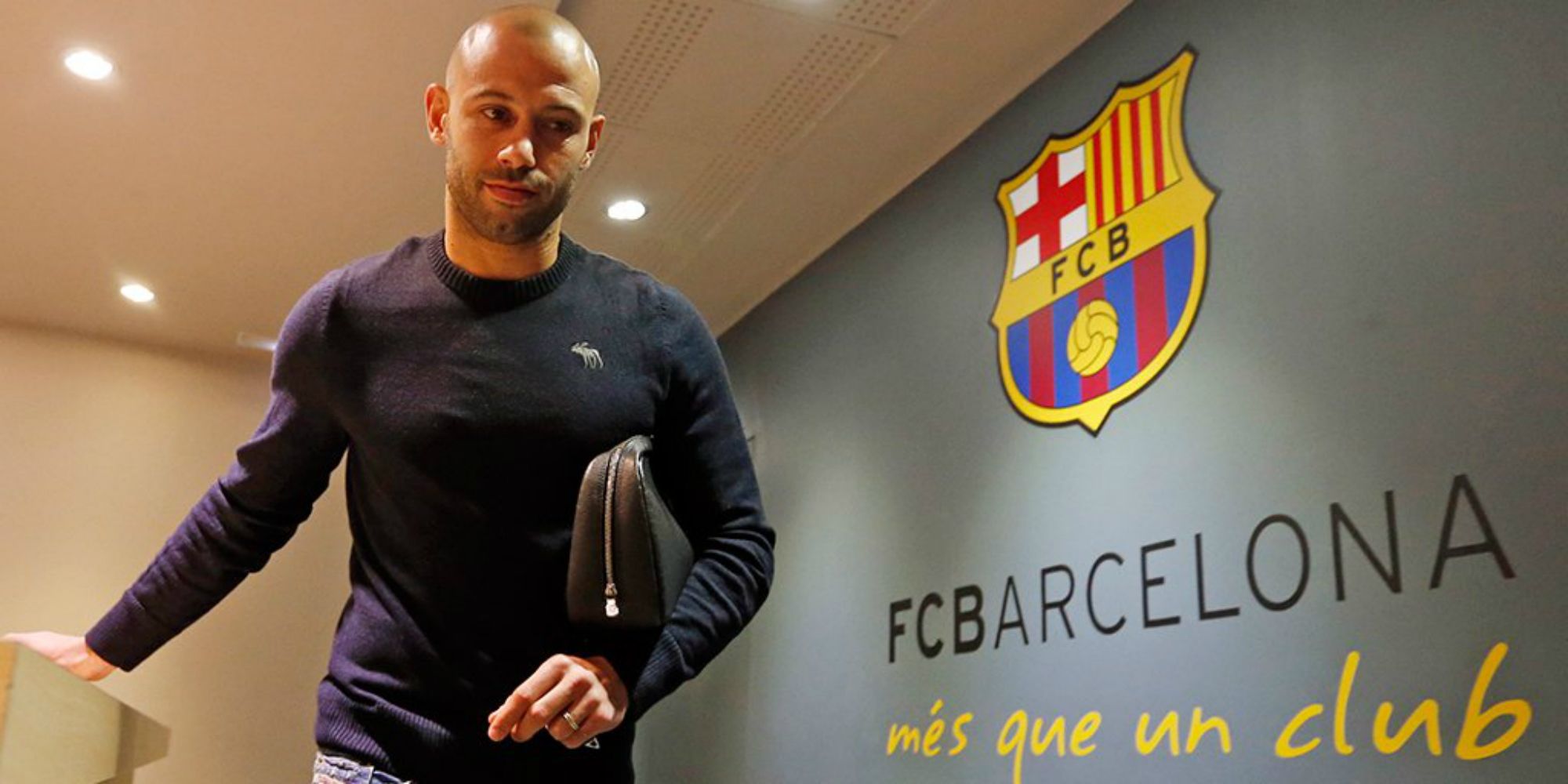 Resultado de imagen de Javier Mascherano revista barca