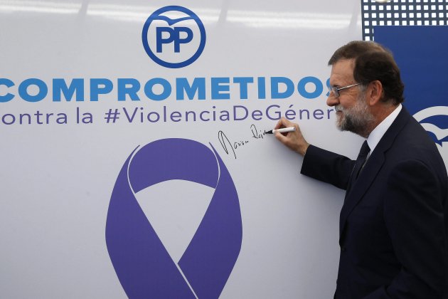 Rajoy acte violència genere   Efe