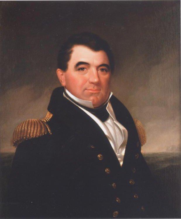 Mor David Farragut, el primer almirall dels Estats Units. Retrat Jordi Farragut. Font Viquipèdia