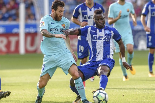 Leo Messi Alabès Barça Wakaso   EFE
