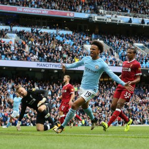 Leroy Sane Manchester City gol Liverpool EFE Leroy Sane Manchester City gol Liverpool EFE