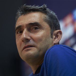 Ernesto Valverde roda de premsa previa Barça Espanyol EFE Ernesto Valverde roda de premsa previa Barça Espanyol EFE