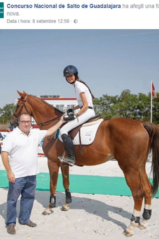 victoria federica a cavall  FB concurs salts guadalajara