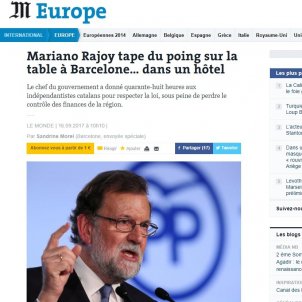 Le Monde Rajoy
