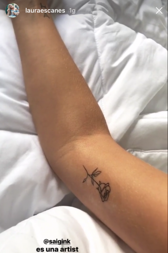 Laura Escanes tatuatge 2  instagram