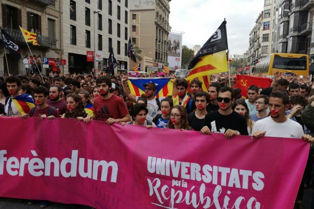 Manifestación estudiantes Barcelona / Marc Bleda