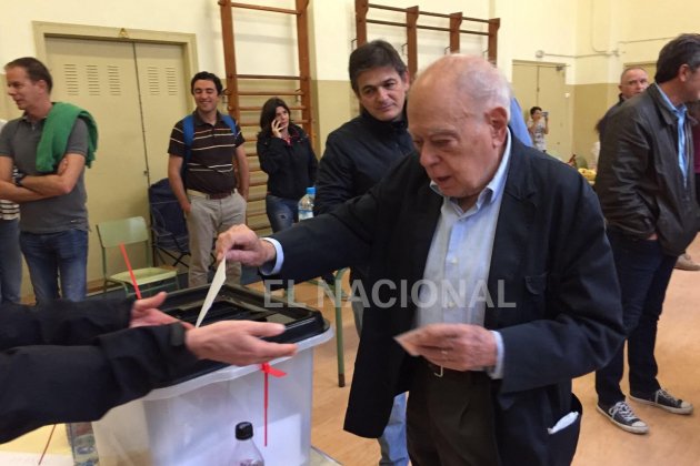 Jordi Pujol votant