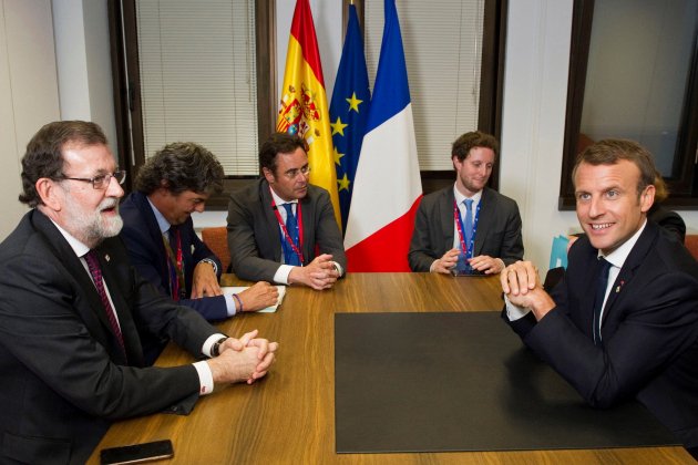 Rajoy Macron Consejo Europeo - EFE