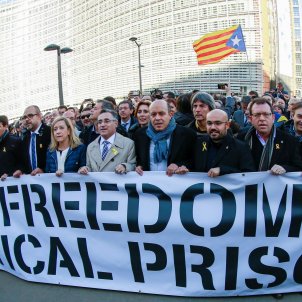 Alcaldes catalans Brusel·les suport Puigdemont - Efe