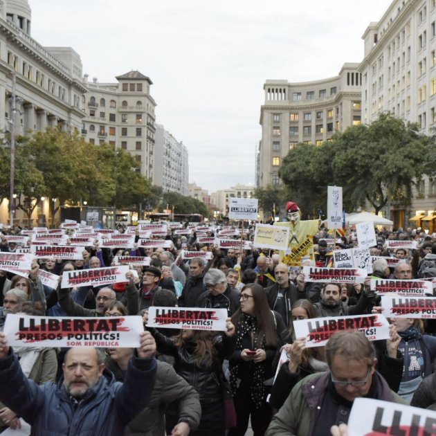 Manifestació vaga 8-N empresonaments - Laura Gómez