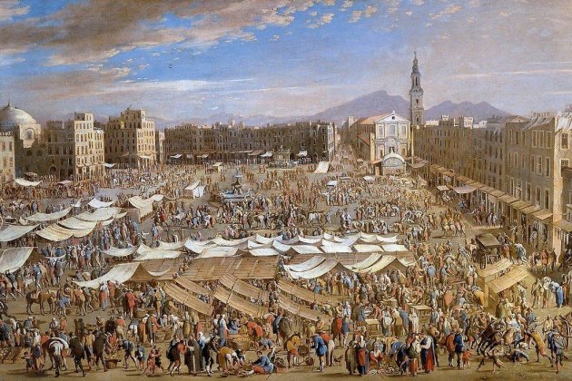 Nápoles a mediados del siglo XVII. Fuente Universidad Complutense de Madrid