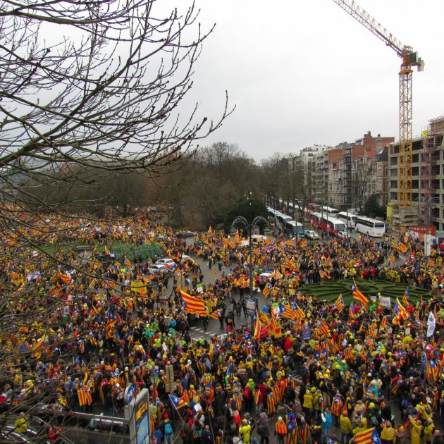 manifestacio brusselles des de dalt   julia farre