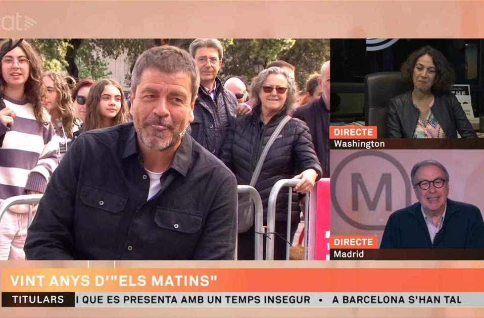 Espartac Peran y Josep Cuní, TV3