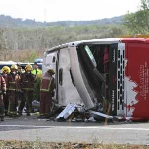 Accident a Freginals / Efe Accident a Freginals / Efe