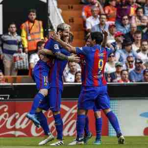 Gol pinya Barça València Efe Gol pinya Barça València Efe