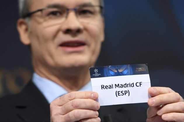 Real Madrid Sorteig Champions League EFE.