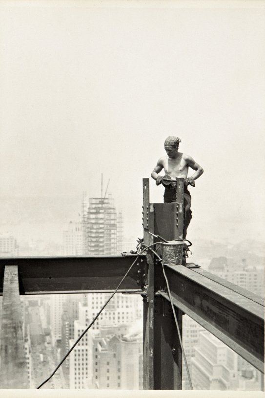 Lewis Hine Donde|Dónde The Hoist Empire State Building 1931