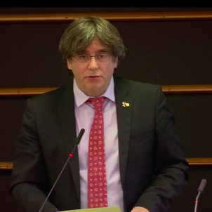 Puigdemont warns EU Parliament to attend to damaged democracy as well as economy Puigdemont warns EU Parliament to attend to damaged democracy as well as economy
