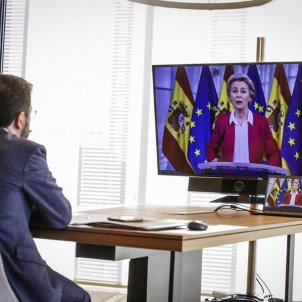Von der Leyen hears about repression in Catalonia at Spanish presidents' conference Von der Leyen hears about repression in Catalonia at Spanish presidents' conference