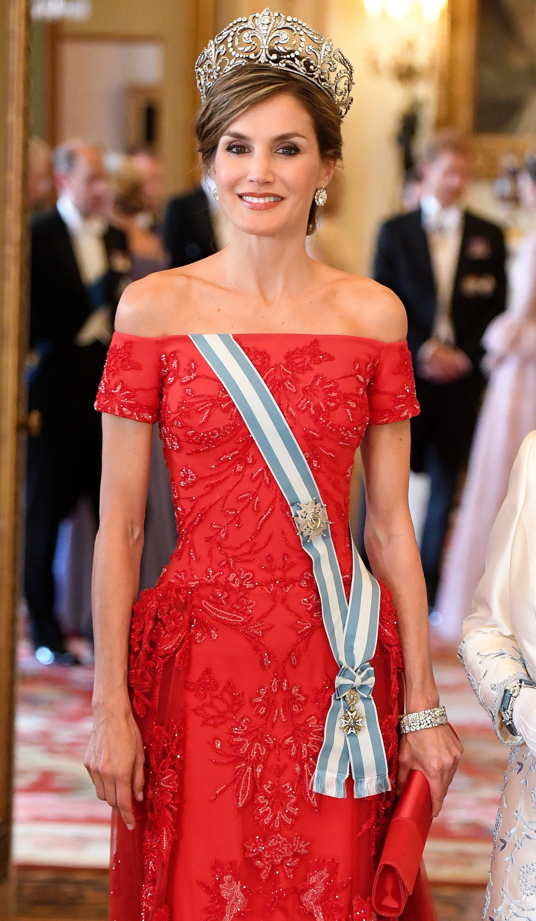 Queen Letizia and the Duchess of Cambridge in a style duel
