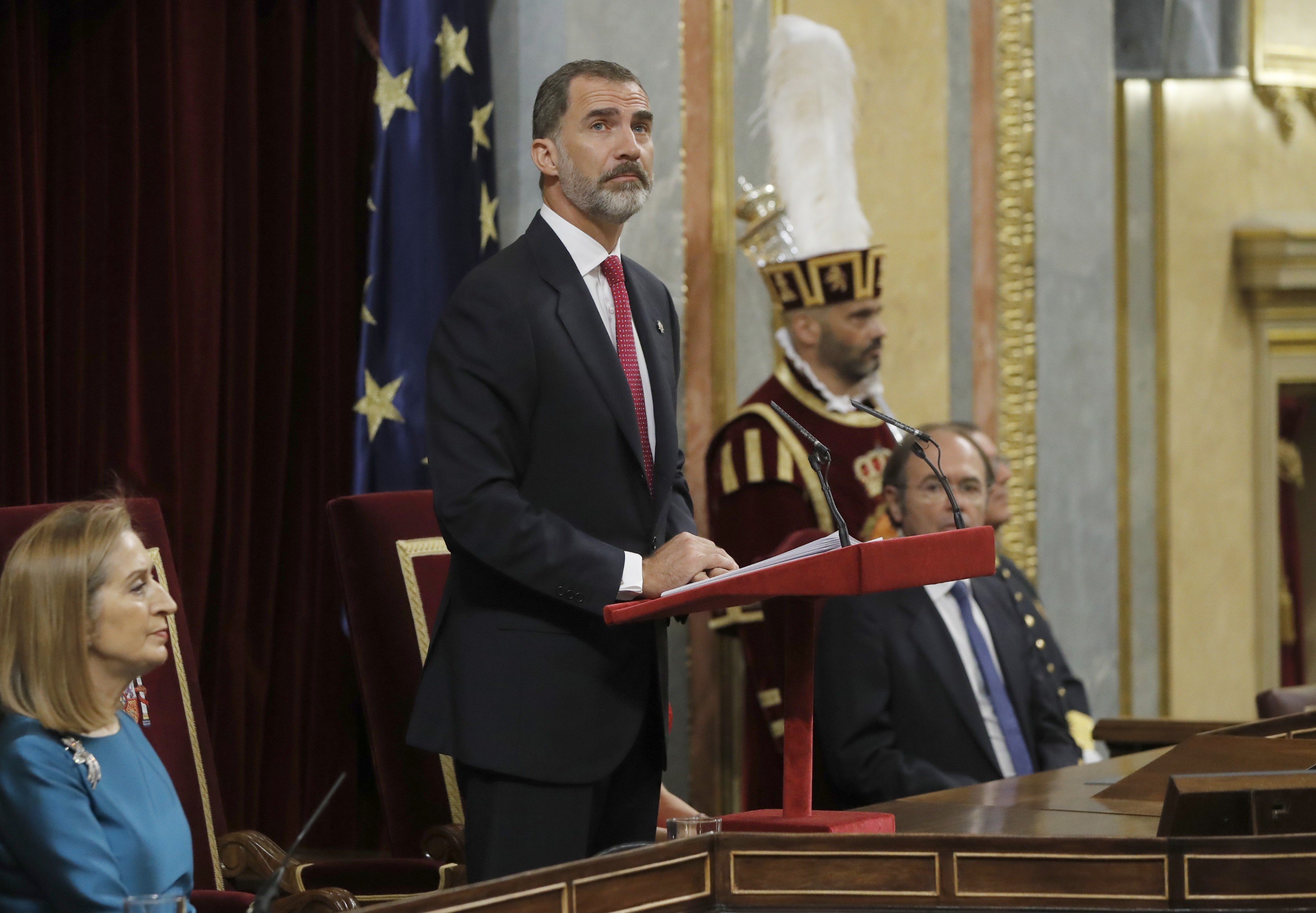 Where is king Felipe VI?