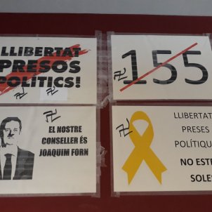 Catalan court rebuffs banning yellow loops on government buildings Catalan court rebuffs banning yellow loops on government buildings