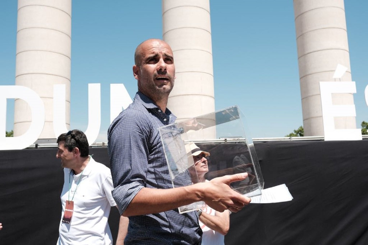 Pep Guardiola, in the Civil Guard report