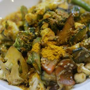 A vegetable stir-fry with a twist A vegetable stir-fry with a twist