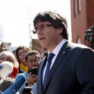 Puigdemont travels to Berlin, cancels events in Neumünster Puigdemont travels to Berlin, cancels events in Neumünster