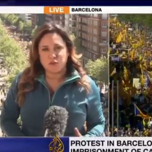 World media highlight huge Barcelona protest for Catalan prisoners World media highlight huge Barcelona protest for Catalan prisoners