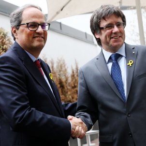 Torra and Puigdemont ask Rajoy for urgent dialogue and the end of intervention in Catalonia Torra and Puigdemont ask Rajoy for urgent dialogue and the end of intervention in Catalonia
