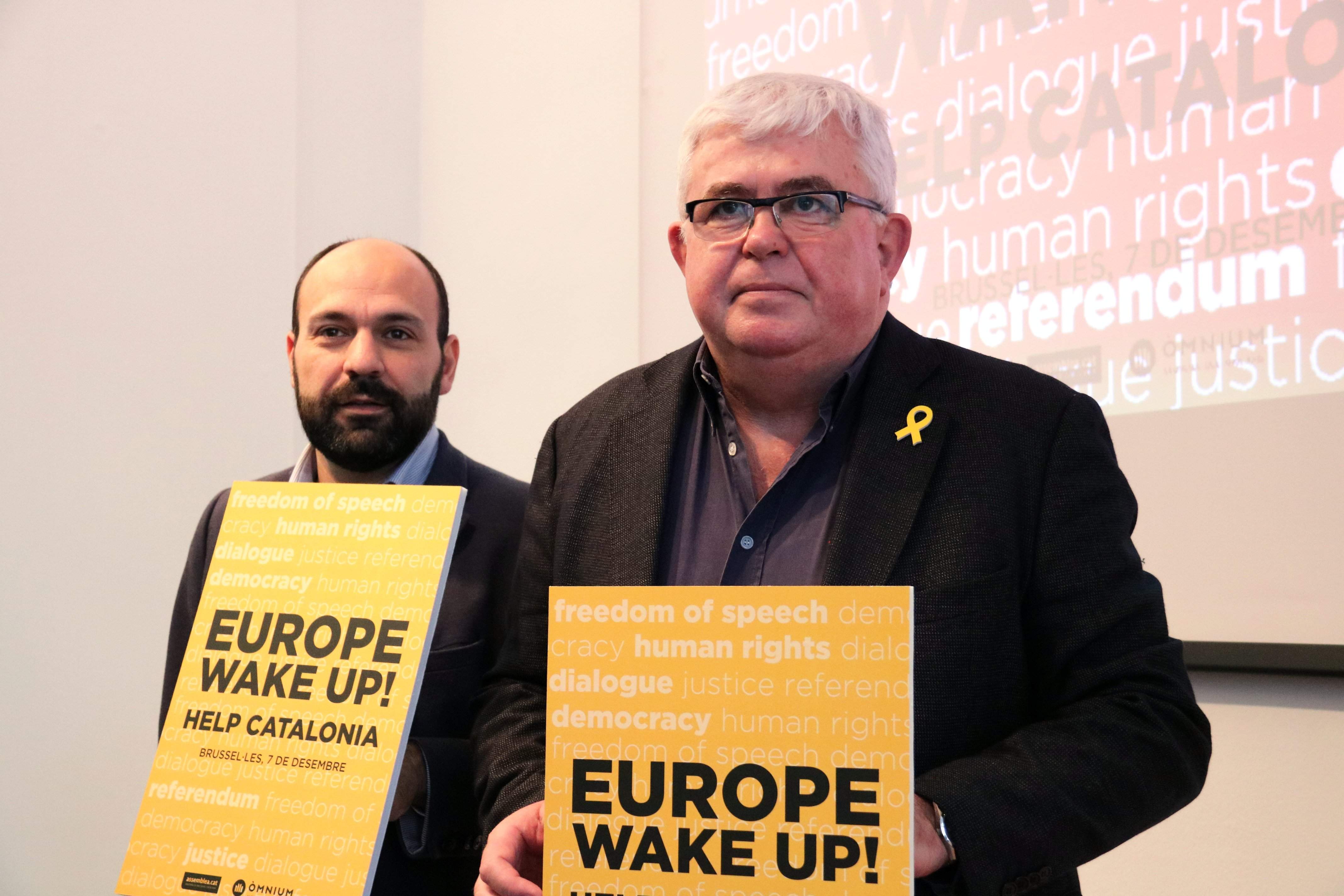 La manifestación 'Omplim Brussel·les' llegará hasta el Parlamento Europeo