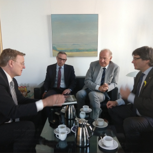 Puigdemont making political contacts in Germany Puigdemont making political contacts in Germany