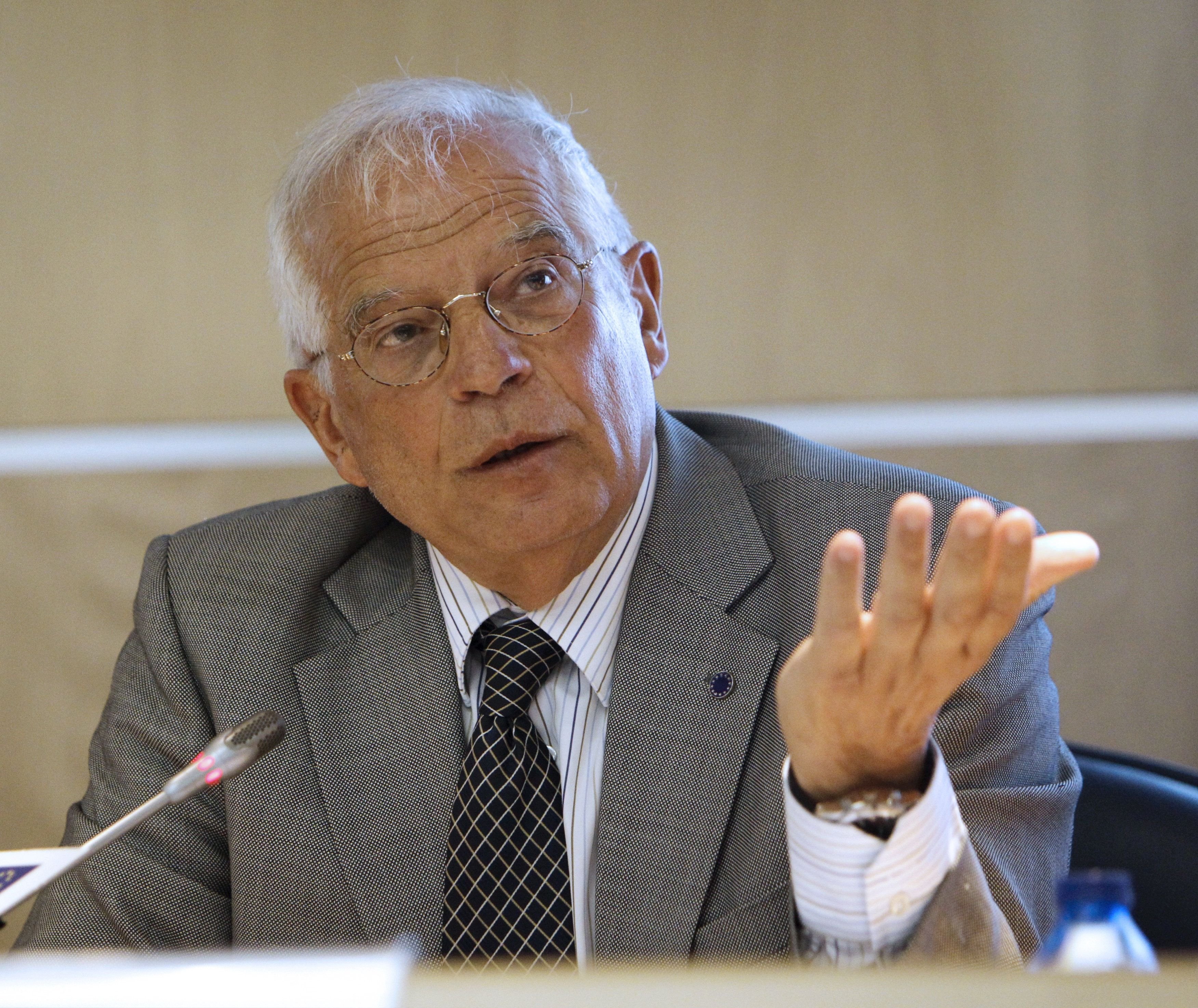 Borrell: "Me he convertido en el pim-pam-pum del independentismo"