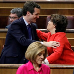 Former Spanish deputy PM Santamaría gains edge in PP leadership race Former Spanish deputy PM Santamaría gains edge in PP leadership race