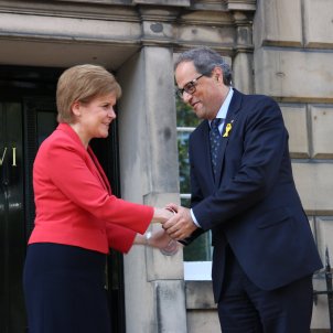 Torra and Sturgeon defend Catalonia's right to self-determination Torra and Sturgeon defend Catalonia's right to self-determination