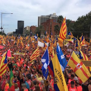 Catalan independence supporters fill Barcelona's Diagonal in another huge 'Diada' Catalan independence supporters fill Barcelona's Diagonal in another huge 'Diada'