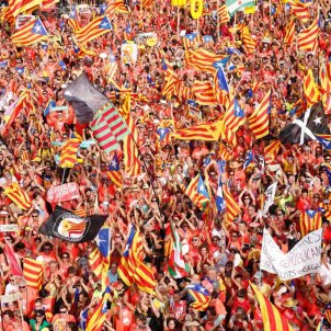 Video: Aerial views of million-strong Catalan independence march in Barcelona Video: Aerial views of million-strong Catalan independence march in Barcelona
