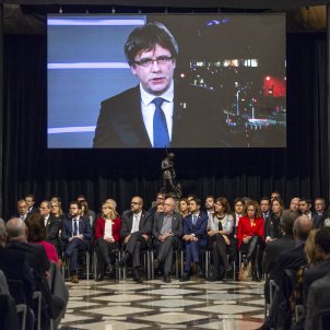 Puigdemont and Torra present the Catalan Council for the Republic Puigdemont and Torra present the Catalan Council for the Republic