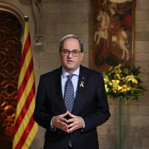 Catalan president: "Let's be ready for the year of our freedom, it's close" Catalan president: "Let's be ready for the year of our freedom, it's close"