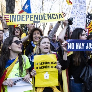 "The first time in Madrid": world media report Catalan march in Spain's capital "The first time in Madrid": world media report Catalan march in Spain's capital