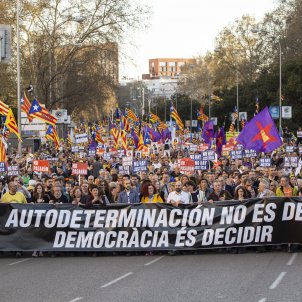 Madrid tastes the spirit of the massive Catalan protests that the trial is judging Madrid tastes the spirit of the massive Catalan protests that the trial is judging
