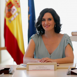 Madrid leader calls for region to ban protests supporting Catalonia Madrid leader calls for region to ban protests supporting Catalonia