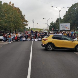 Protests block roads and railways around Catalonia after sentences released Protests block roads and railways around Catalonia after sentences released