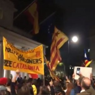 Large protest in London over Catalan trial verdicts Large protest in London over Catalan trial verdicts