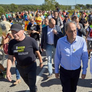 Catalan president Torra: "Violence doesn't represent us and never will" Catalan president Torra: "Violence doesn't represent us and never will"
