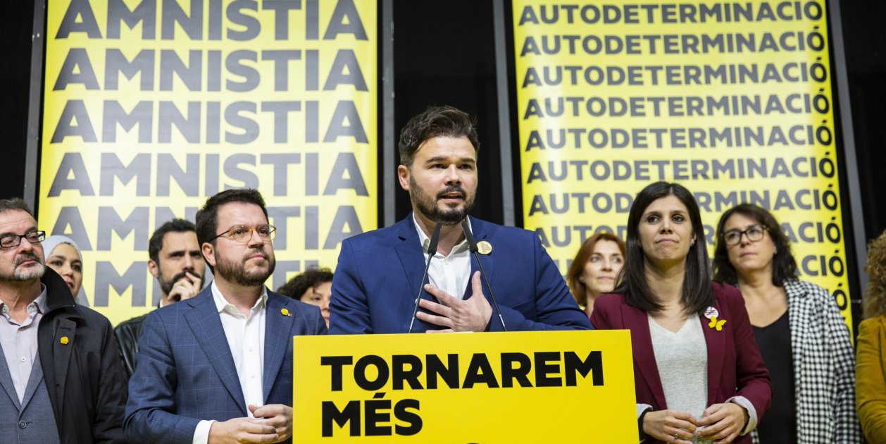 ERC members support not investing Sánchez if he doesn't offer negotiations